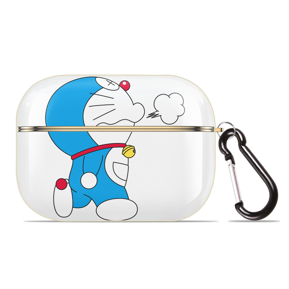 （画像用） ドラえもん Doraemon 【AirPods Pro用】ハードシェル保護ケース｜耐衝撃・防指紋・カラビナ付き商品仕様