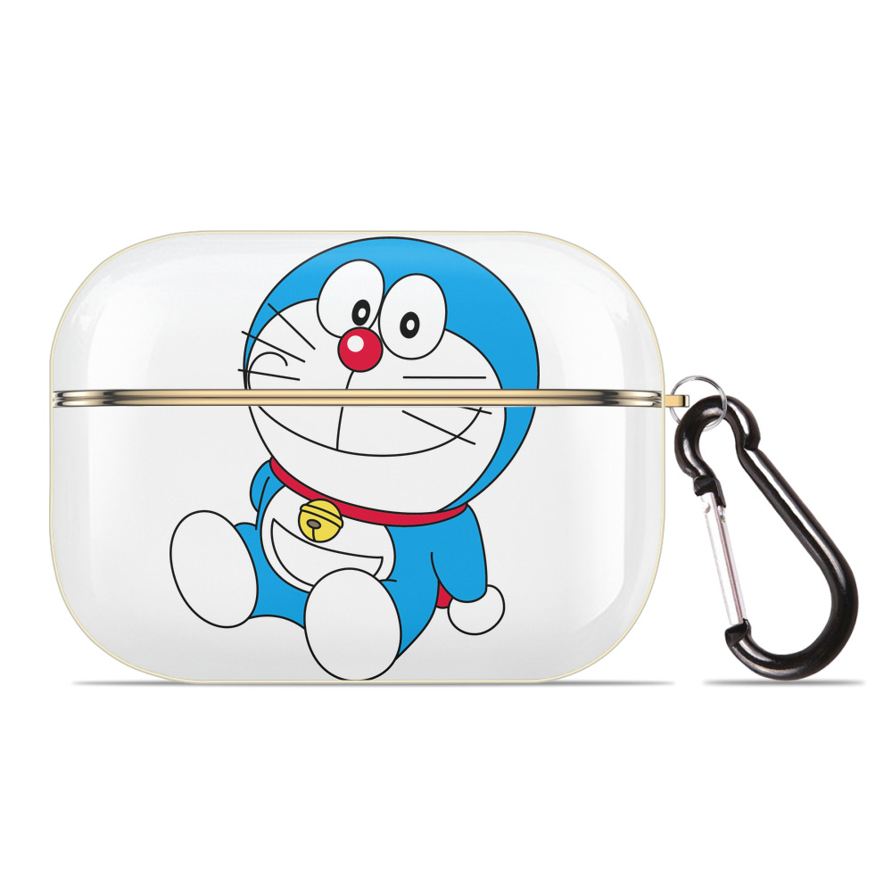（画像用） ドラえもん Doraemon 【AirPods Pro用】ハードシェル保護ケース｜耐衝撃・防指紋・カラビナ付き商品仕様