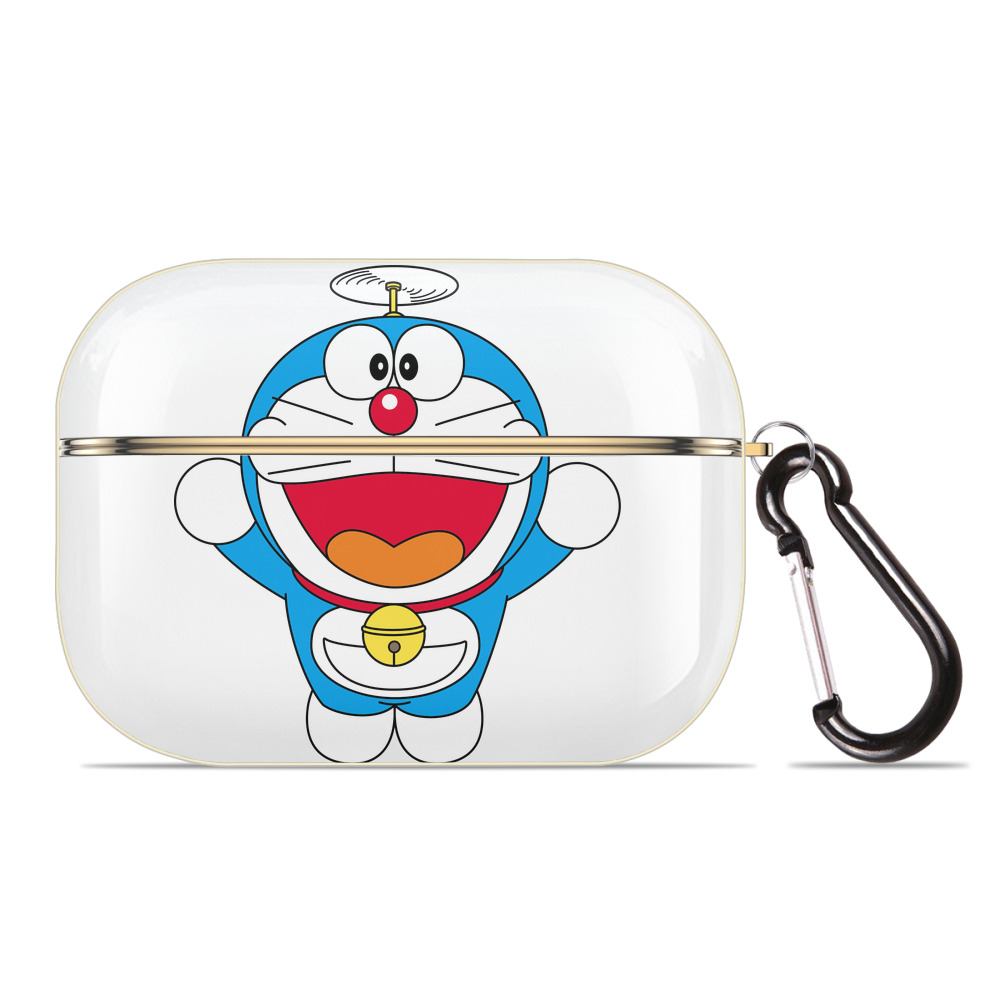 （画像用） ドラえもん Doraemon 【AirPods Pro用】ハードシェル保護ケース｜耐衝撃・防指紋・カラビナ付き商品仕様