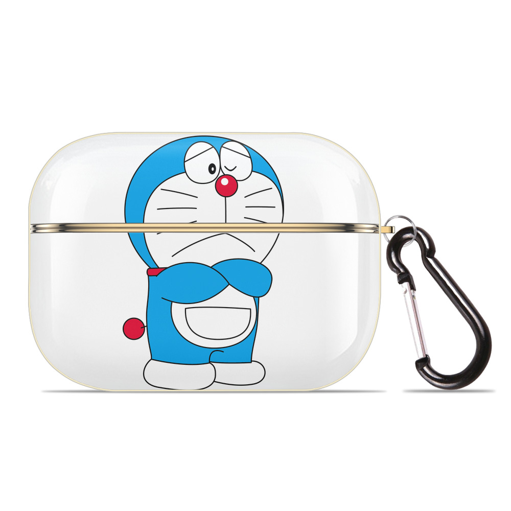 （画像用） ドラえもん Doraemon 【AirPods Pro用】ハードシェル保護ケース｜耐衝撃・防指紋・カラビナ付き商品仕様