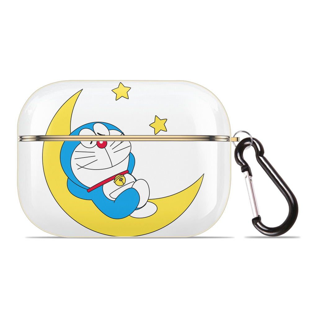（画像用） ドラえもん Doraemon 【AirPods Pro用】ハードシェル保護ケース｜耐衝撃・防指紋・カラビナ付き商品仕様
