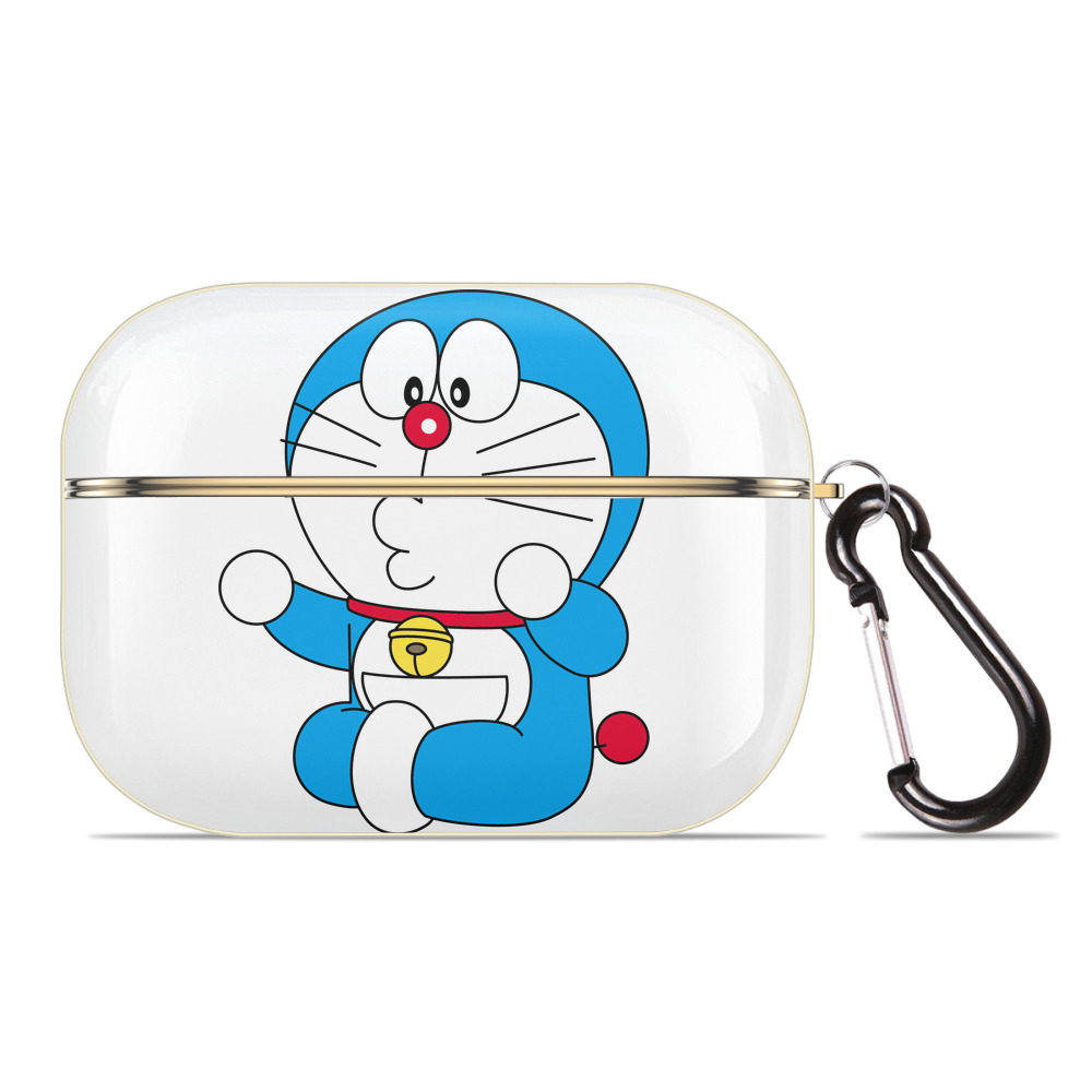 （画像用） ドラえもん Doraemon 【AirPods Pro用】ハードシェル保護ケース｜耐衝撃・防指紋・カラビナ付き商品仕様