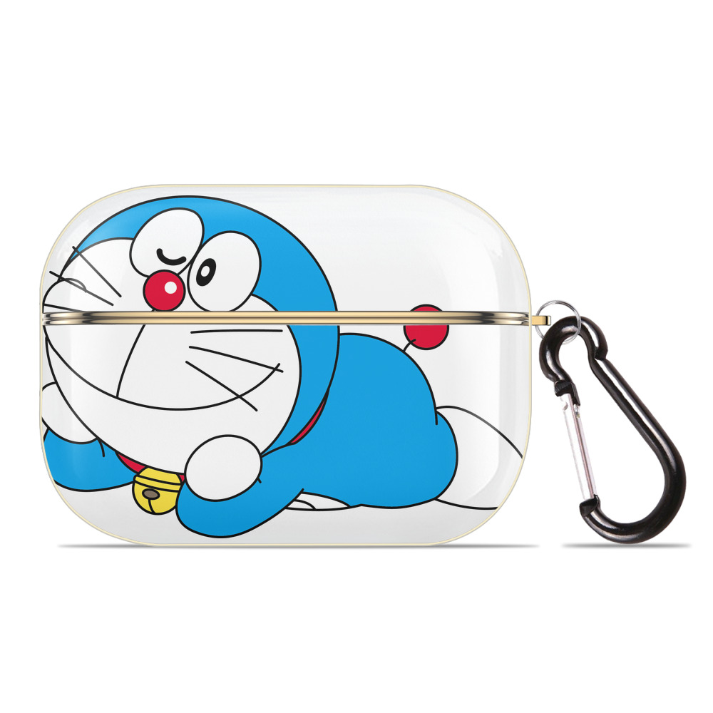 （画像用） ドラえもん Doraemon 【AirPods Pro用】ハードシェル保護ケース｜耐衝撃・防指紋・カラビナ付き商品仕様