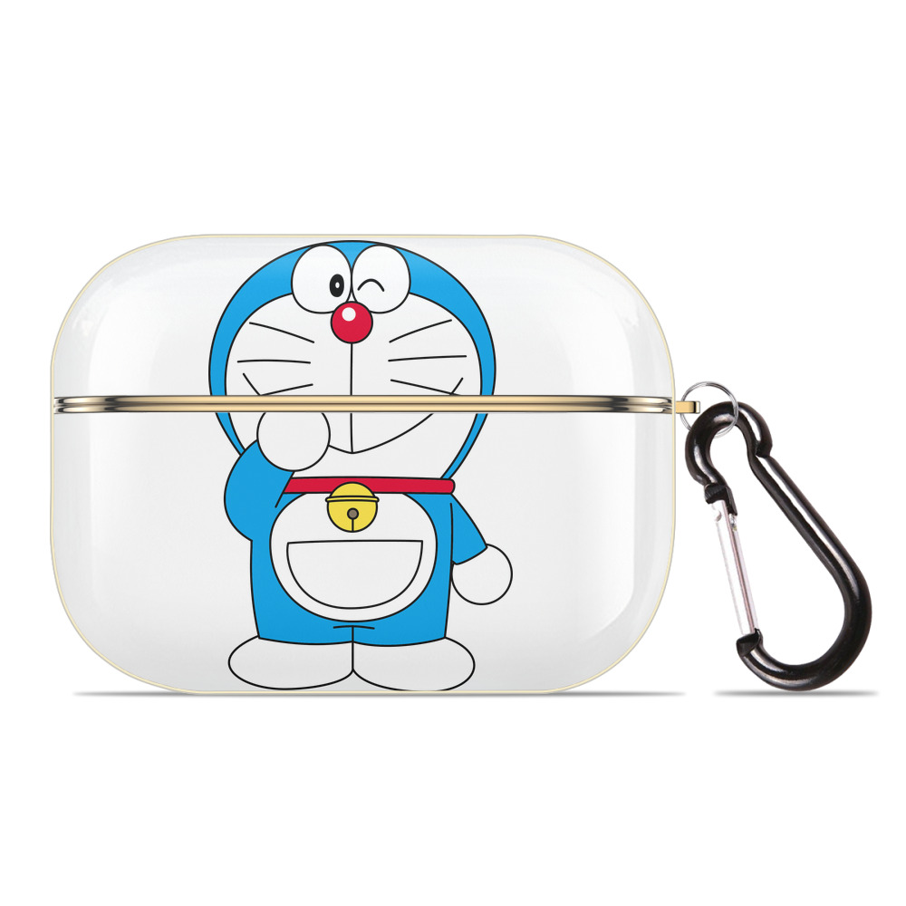 （画像用） ドラえもん Doraemon 【AirPods Pro用】ハードシェル保護ケース｜耐衝撃・防指紋・カラビナ付き商品仕様