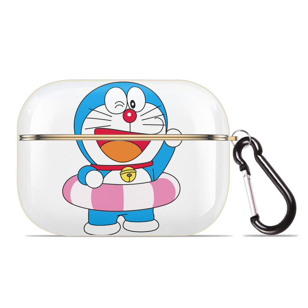 （画像用） ドラえもん Doraemon 【AirPods Pro用】ハードシェル保護ケース｜耐衝撃・防指紋・カラビナ付き商品仕様