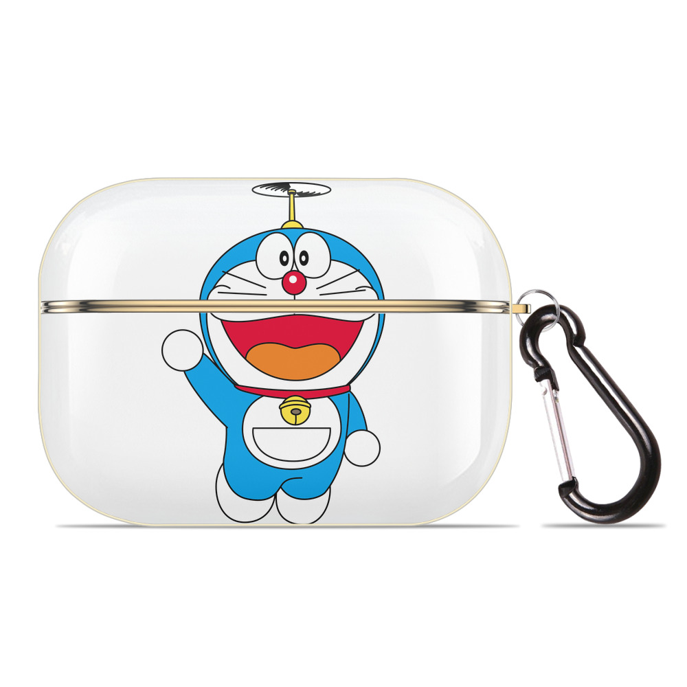 （画像用） ドラえもん Doraemon 【AirPods Pro用】ハードシェル保護ケース｜耐衝撃・防指紋・カラビナ付き商品仕様