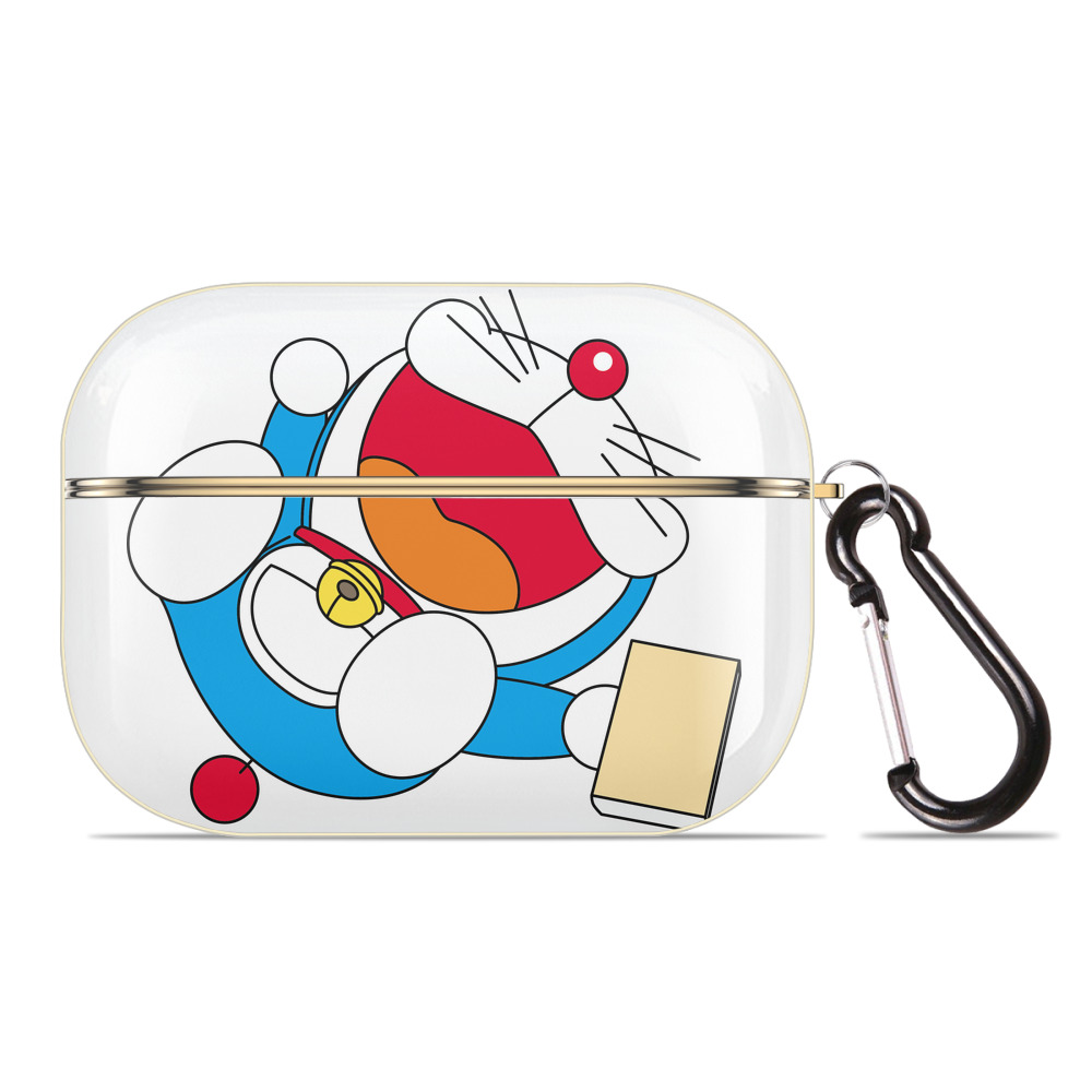 （画像用） ドラえもん Doraemon 【AirPods Pro用】ハードシェル保護ケース｜耐衝撃・防指紋・カラビナ付き商品仕様
