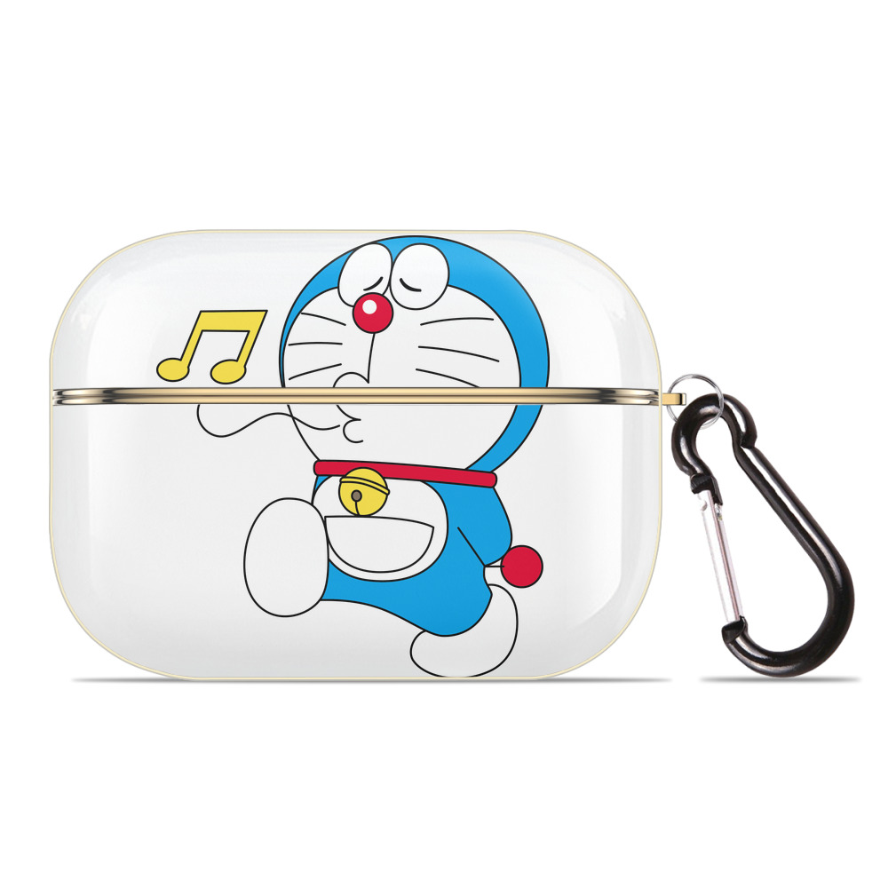 （画像用） ドラえもん Doraemon 【AirPods Pro用】ハードシェル保護ケース｜耐衝撃・防指紋・カラビナ付き商品仕様