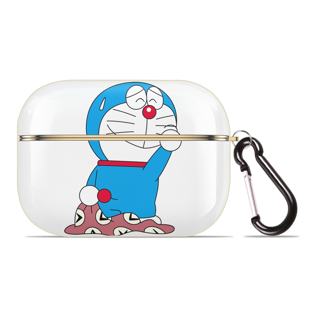 （画像用） ドラえもん Doraemon 【AirPods Pro用】ハードシェル保護ケース｜耐衝撃・防指紋・カラビナ付き商品仕様