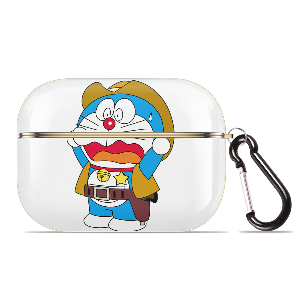 （画像用） ドラえもん Doraemon 【AirPods Pro用】ハードシェル保護ケース｜耐衝撃・防指紋・カラビナ付き商品仕様