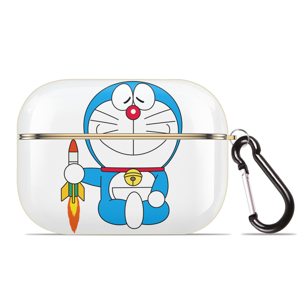 （画像用） ドラえもん Doraemon 【AirPods Pro用】ハードシェル保護ケース｜耐衝撃・防指紋・カラビナ付き商品仕様