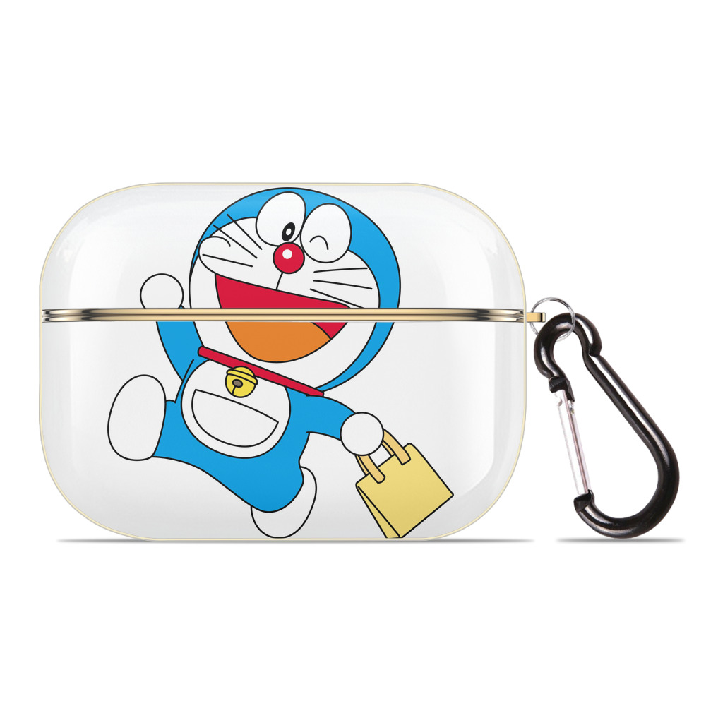 （画像用） ドラえもん Doraemon 【AirPods Pro用】ハードシェル保護ケース｜耐衝撃・防指紋・カラビナ付き商品仕様