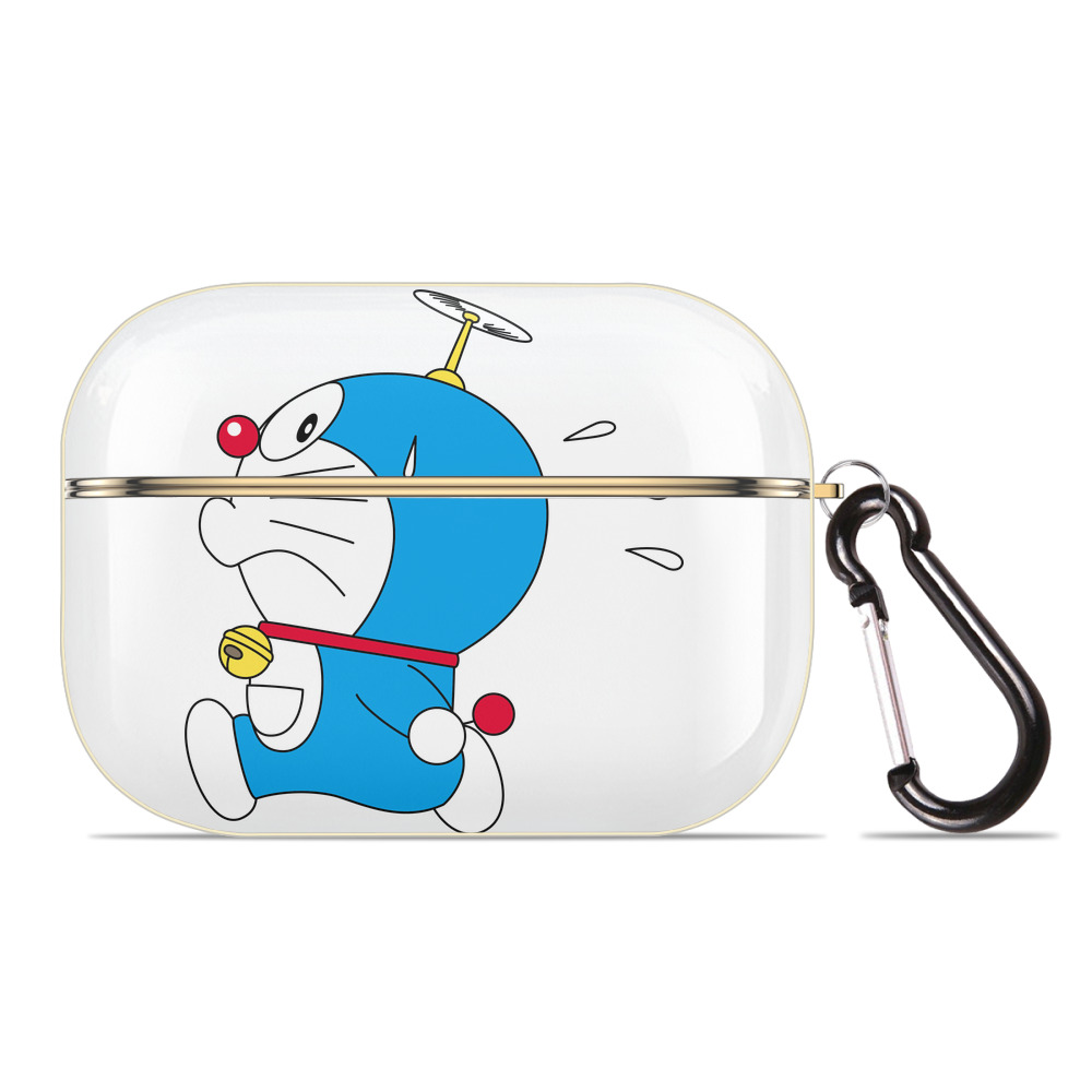 （画像用） ドラえもん Doraemon 【AirPods Pro用】ハードシェル保護ケース｜耐衝撃・防指紋・カラビナ付き商品仕様
