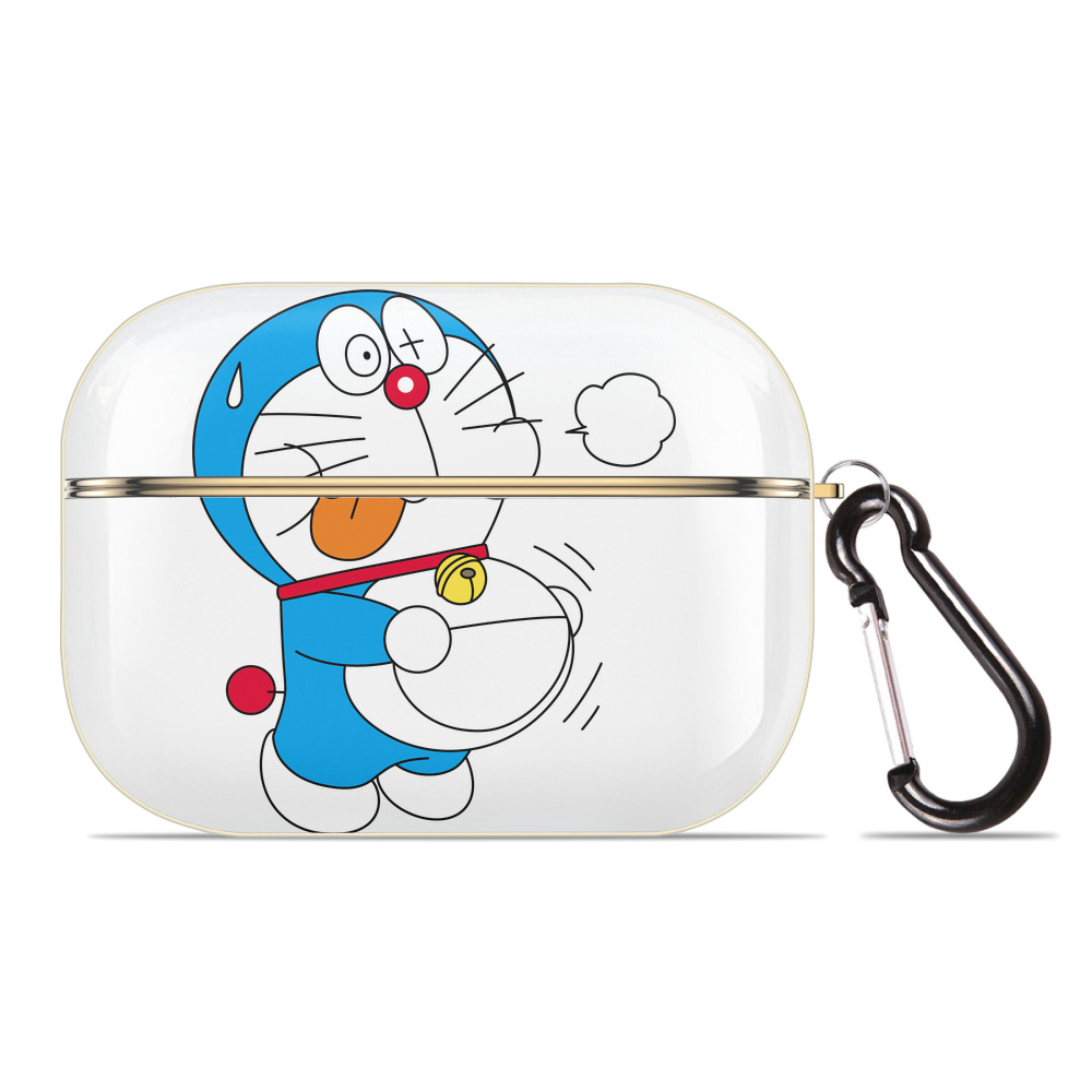 （画像用） ドラえもん Doraemon 【AirPods Pro用】ハードシェル保護ケース｜耐衝撃・防指紋・カラビナ付き商品仕様