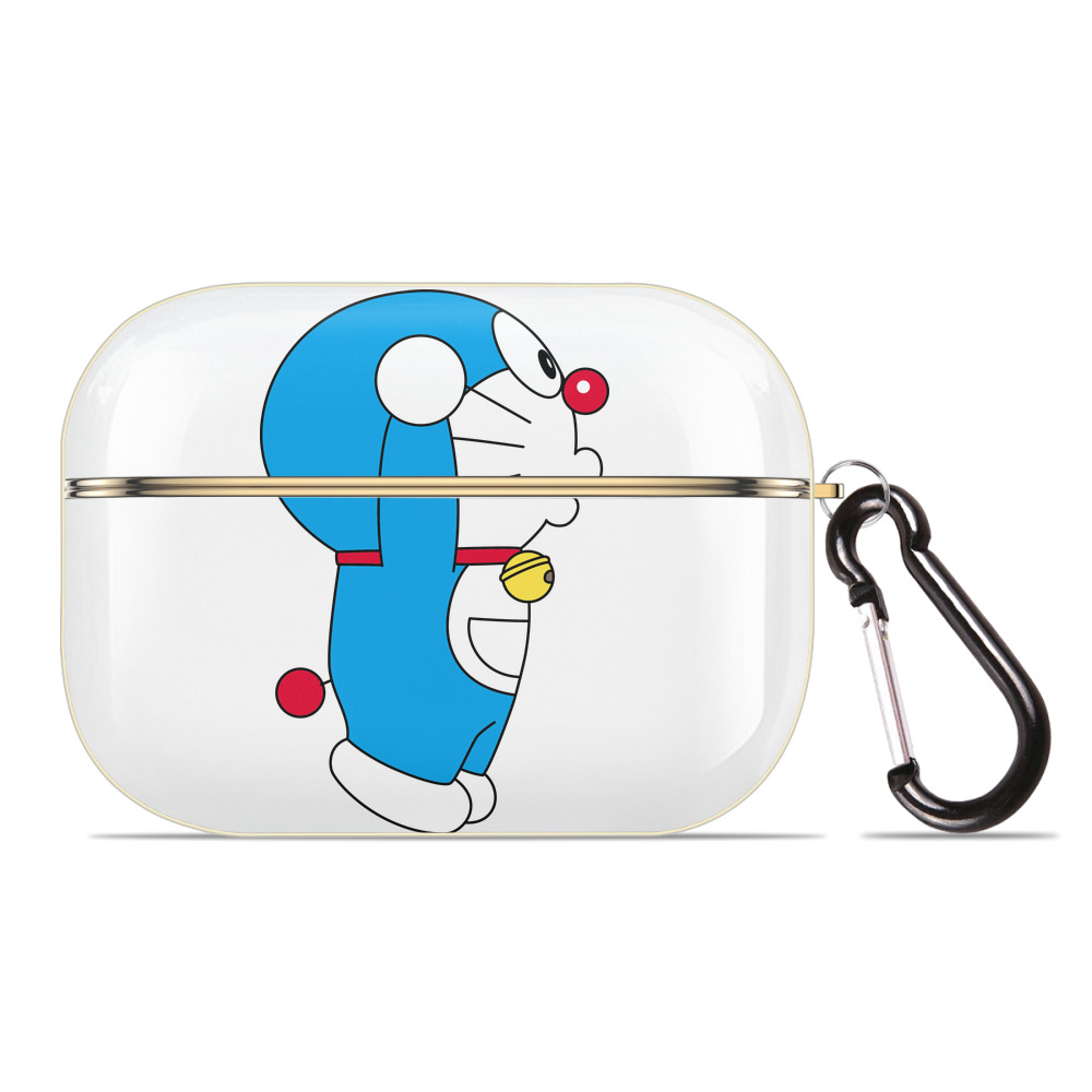 （画像用） ドラえもん Doraemon 【AirPods Pro用】ハードシェル保護ケース｜耐衝撃・防指紋・カラビナ付き商品仕様