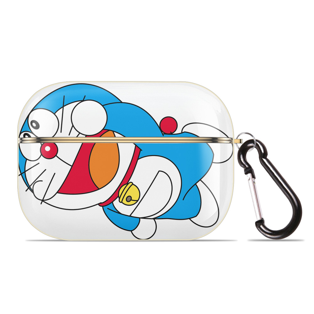 （画像用） ドラえもん Doraemon 【AirPods Pro用】ハードシェル保護ケース｜耐衝撃・防指紋・カラビナ付き商品仕様