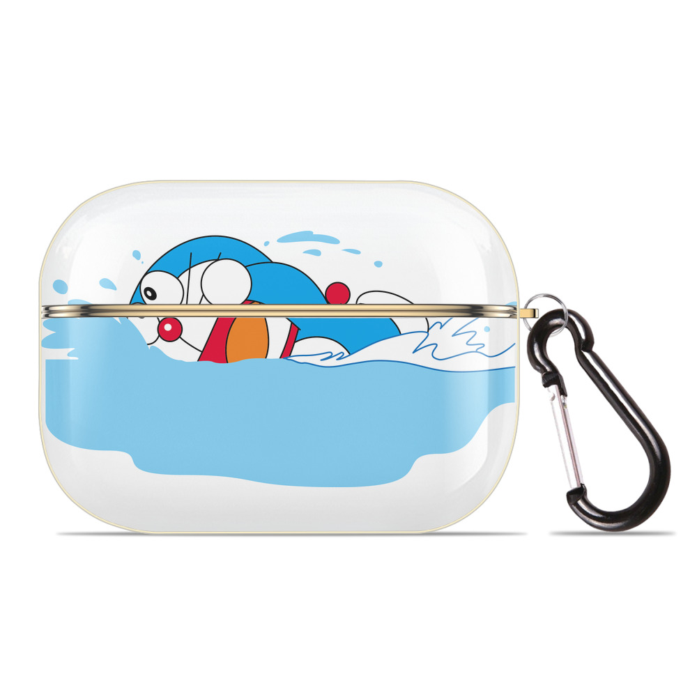 （画像用） ドラえもん Doraemon 【AirPods Pro用】ハードシェル保護ケース｜耐衝撃・防指紋・カラビナ付き商品仕様