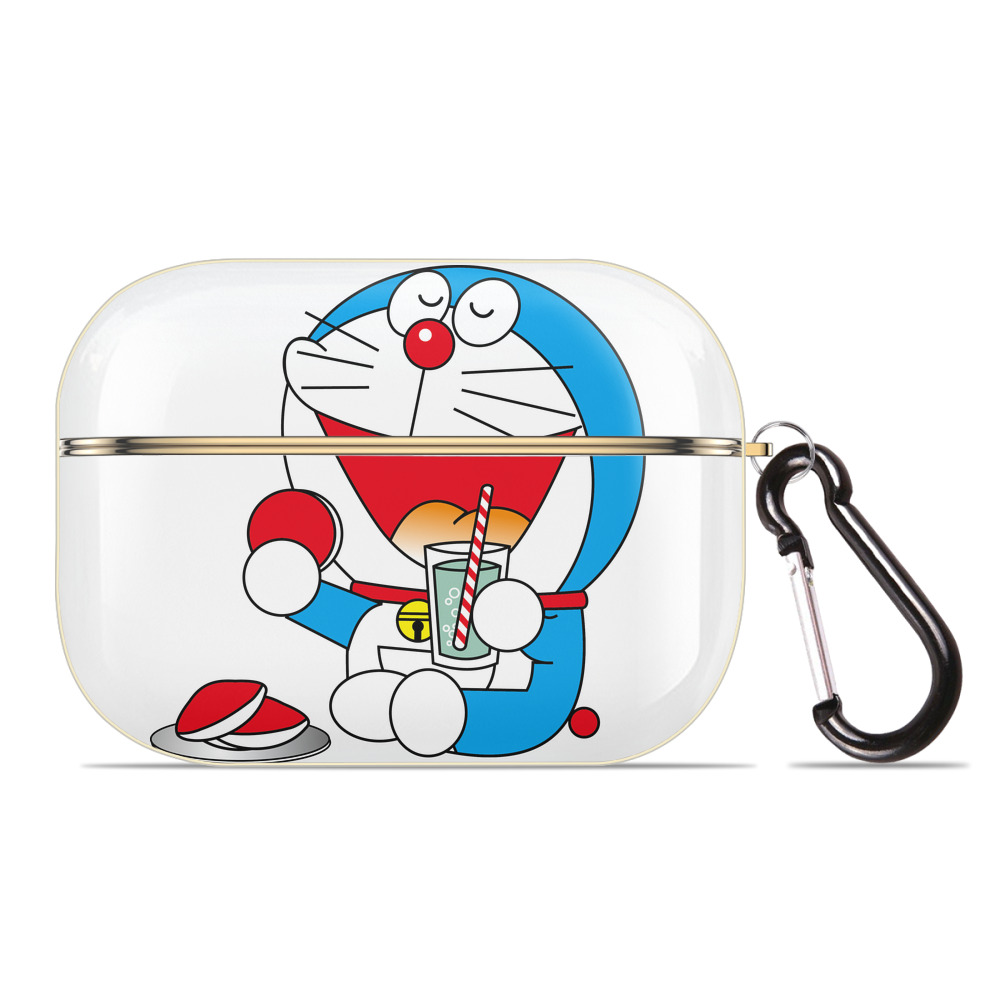 （画像用） ドラえもん Doraemon 【AirPods Pro用】ハードシェル保護ケース｜耐衝撃・防指紋・カラビナ付き商品仕様