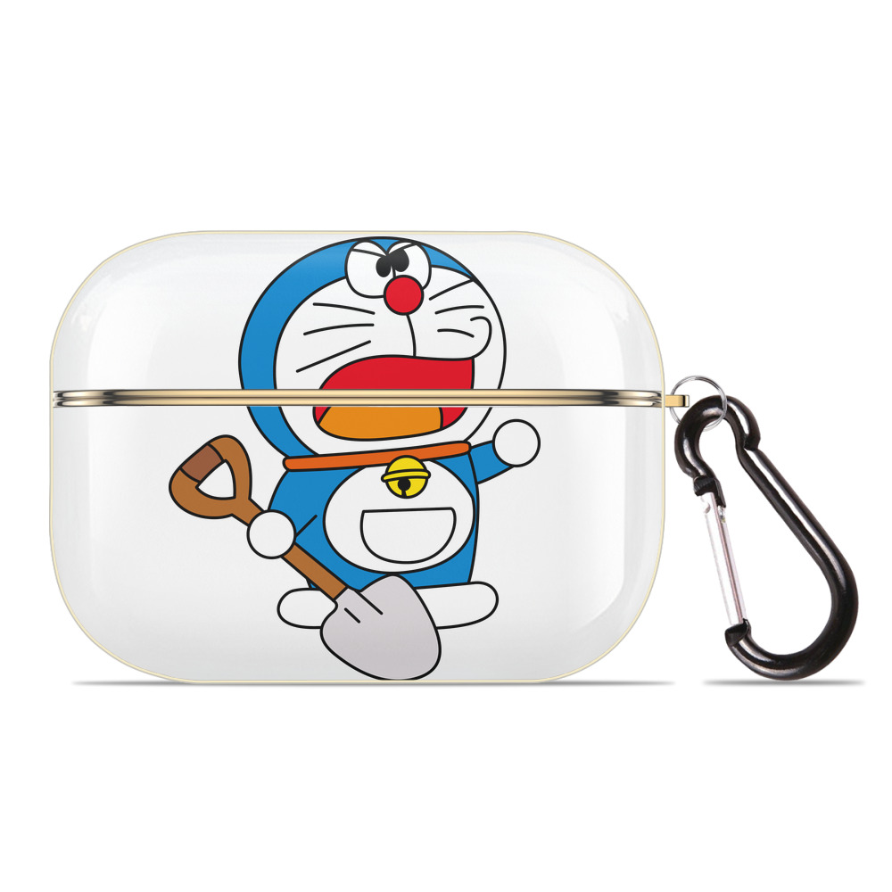 （画像用） ドラえもん Doraemon 【AirPods Pro用】ハードシェル保護ケース｜耐衝撃・防指紋・カラビナ付き商品仕様