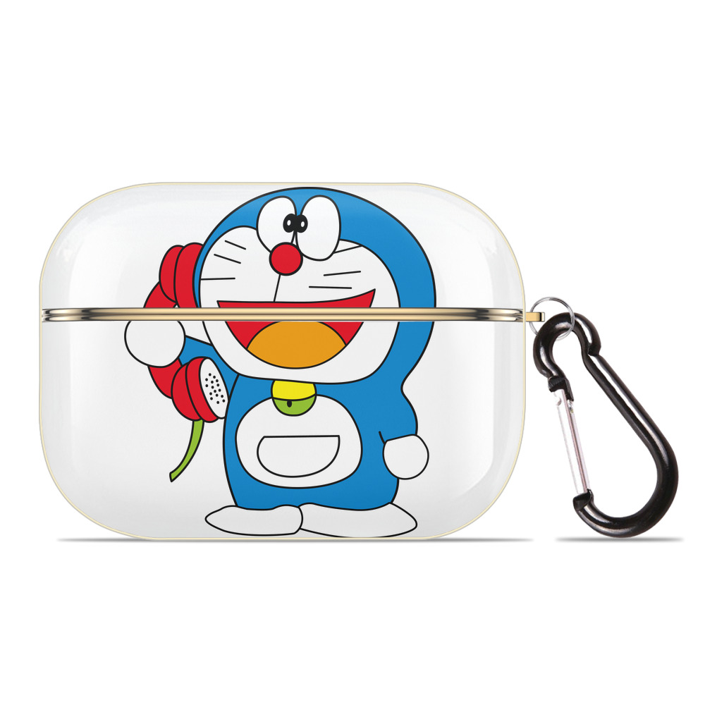 （画像用） ドラえもん Doraemon 【AirPods Pro用】ハードシェル保護ケース｜耐衝撃・防指紋・カラビナ付き商品仕様