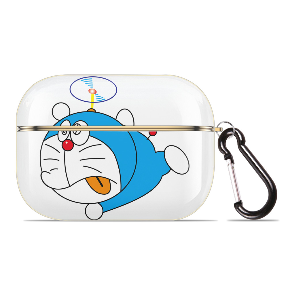 （画像用） ドラえもん Doraemon 【AirPods Pro用】ハードシェル保護ケース｜耐衝撃・防指紋・カラビナ付き商品仕様