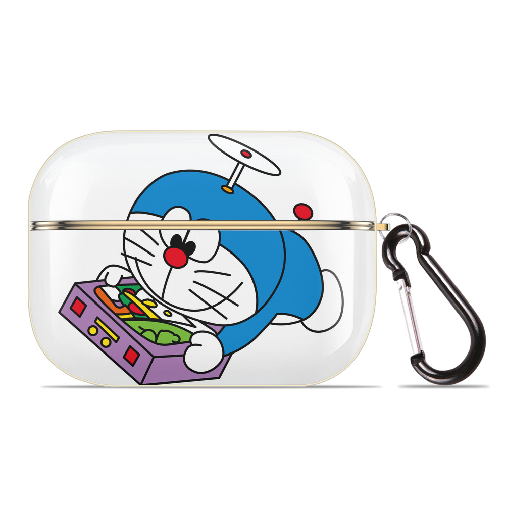 （画像用） ドラえもん Doraemon 【AirPods Pro用】ハードシェル保護ケース｜耐衝撃・防指紋・カラビナ付き商品仕様