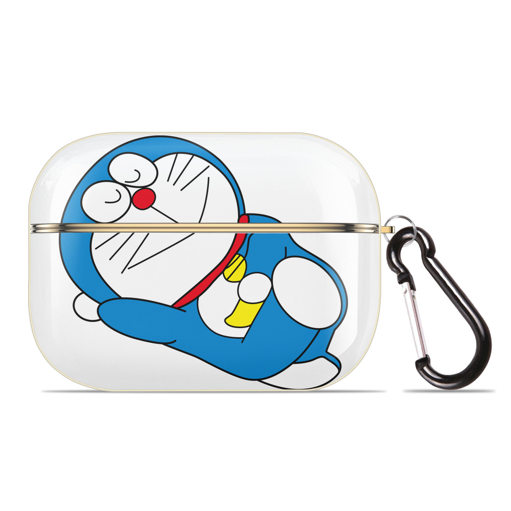 （画像用） ドラえもん Doraemon 【AirPods Pro用】ハードシェル保護ケース｜耐衝撃・防指紋・カラビナ付き商品仕様