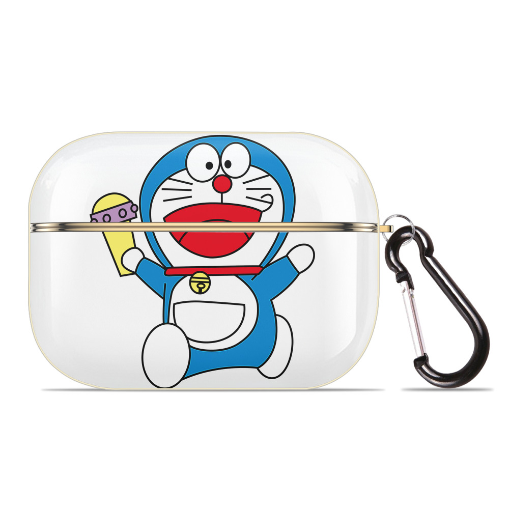 （画像用） ドラえもん Doraemon 【AirPods Pro用】ハードシェル保護ケース｜耐衝撃・防指紋・カラビナ付き商品仕様