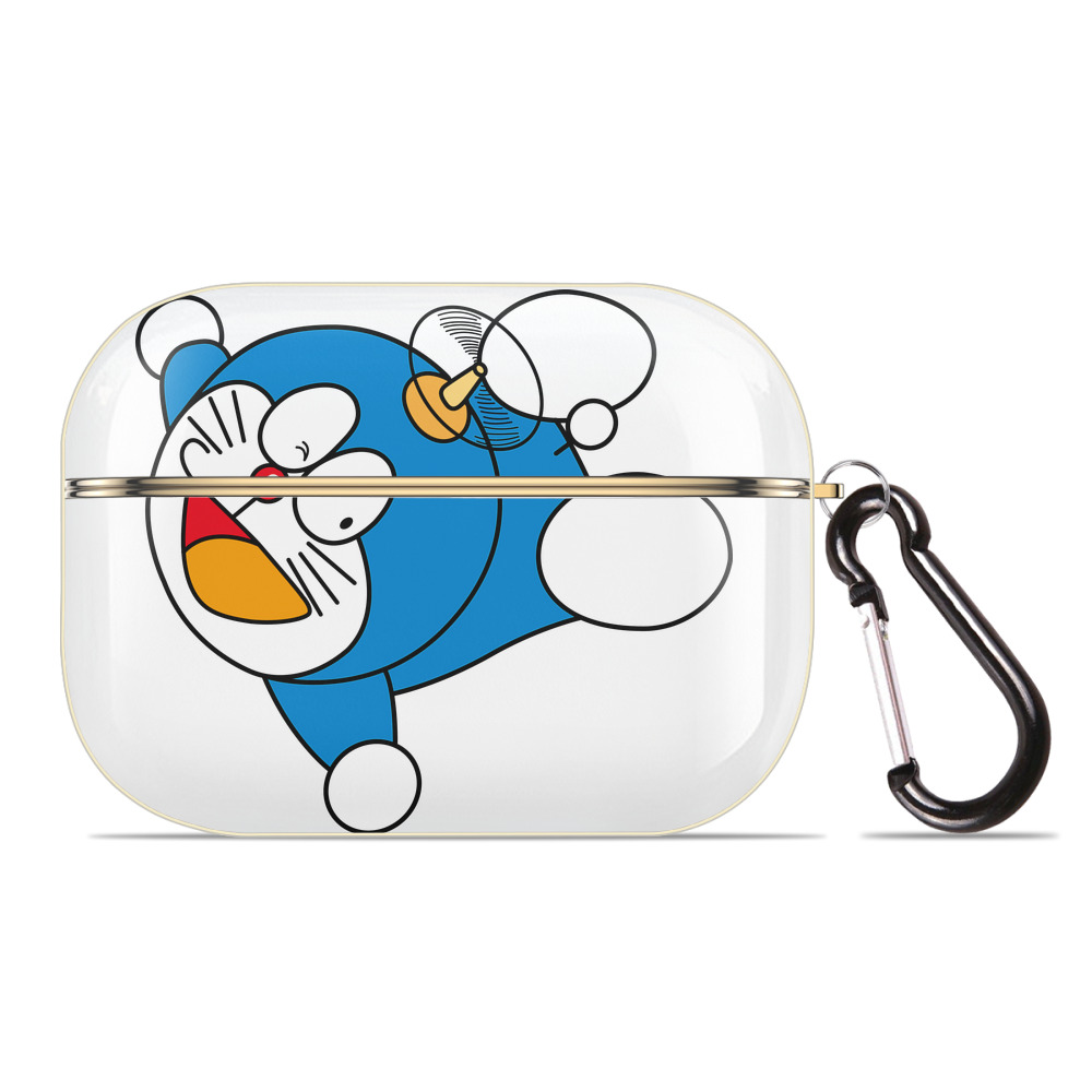 （画像用） ドラえもん Doraemon 【AirPods Pro用】ハードシェル保護ケース｜耐衝撃・防指紋・カラビナ付き商品仕様