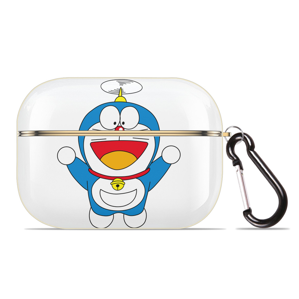 （画像用） ドラえもん Doraemon 【AirPods Pro用】ハードシェル保護ケース｜耐衝撃・防指紋・カラビナ付き商品仕様