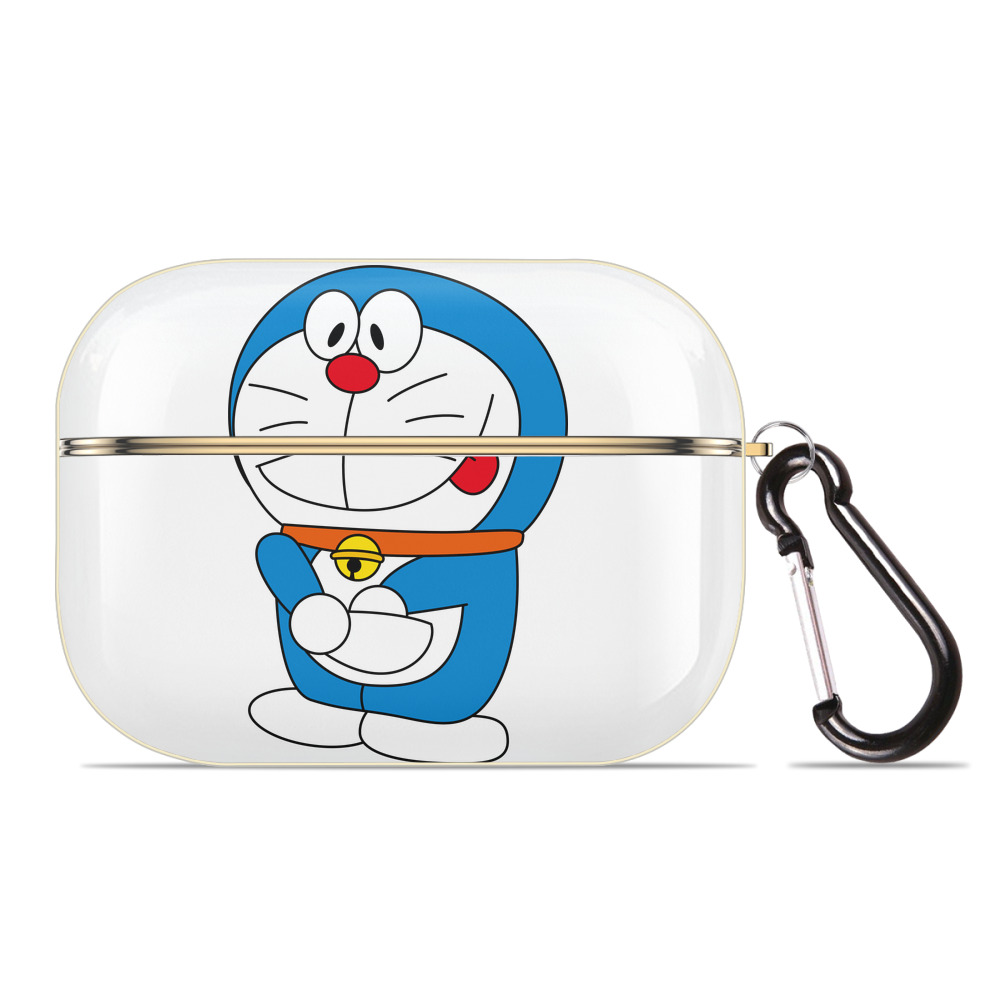 （画像用） ドラえもん Doraemon 【AirPods Pro用】ハードシェル保護ケース｜耐衝撃・防指紋・カラビナ付き商品仕様