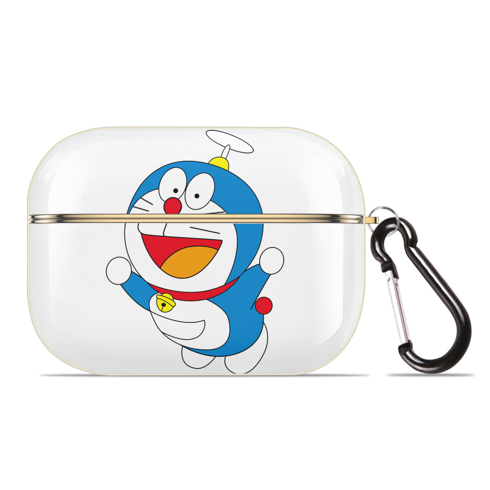 （画像用） ドラえもん Doraemon 【AirPods Pro用】ハードシェル保護ケース｜耐衝撃・防指紋・カラビナ付き商品仕様