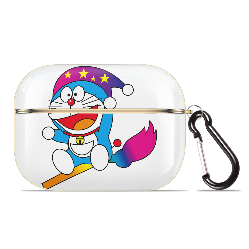 （画像用） ドラえもん Doraemon 【AirPods Pro用】ハードシェル保護ケース｜耐衝撃・防指紋・カラビナ付き商品仕様