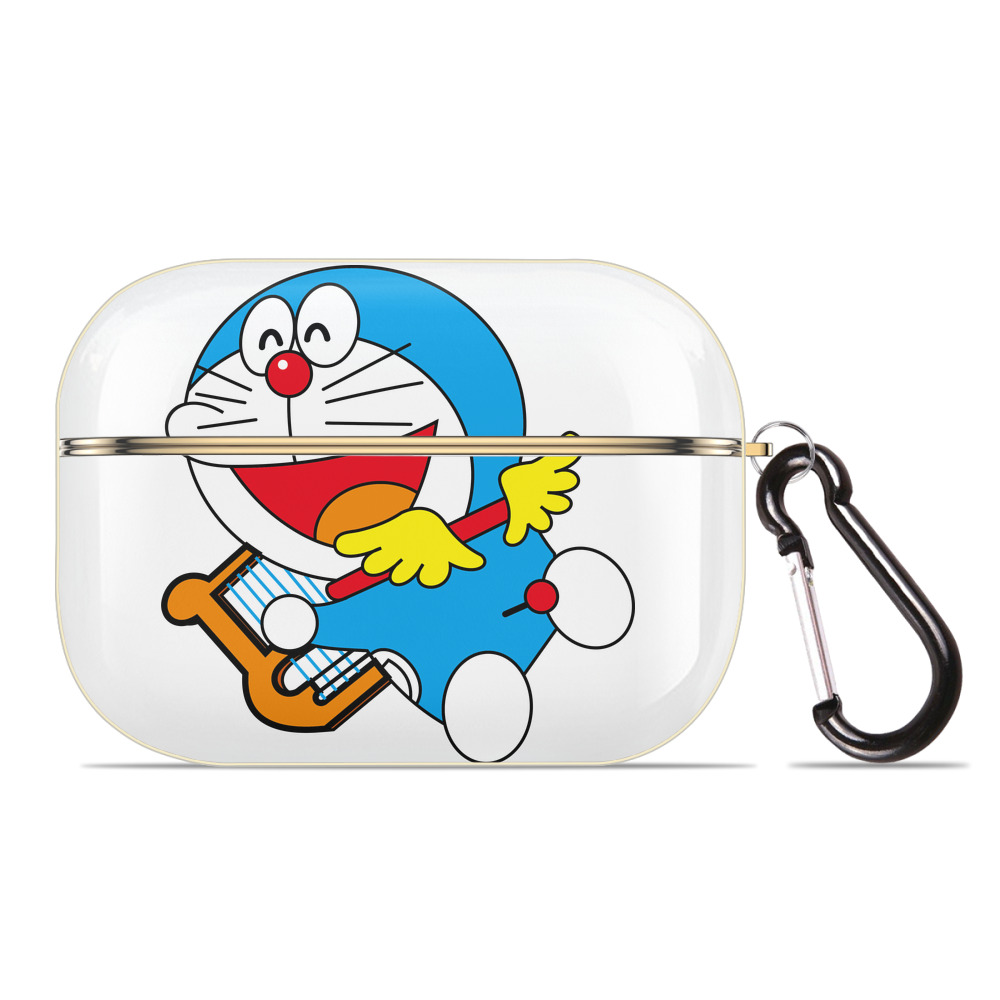 （画像用） ドラえもん Doraemon 【AirPods Pro用】ハードシェル保護ケース｜耐衝撃・防指紋・カラビナ付き商品仕様