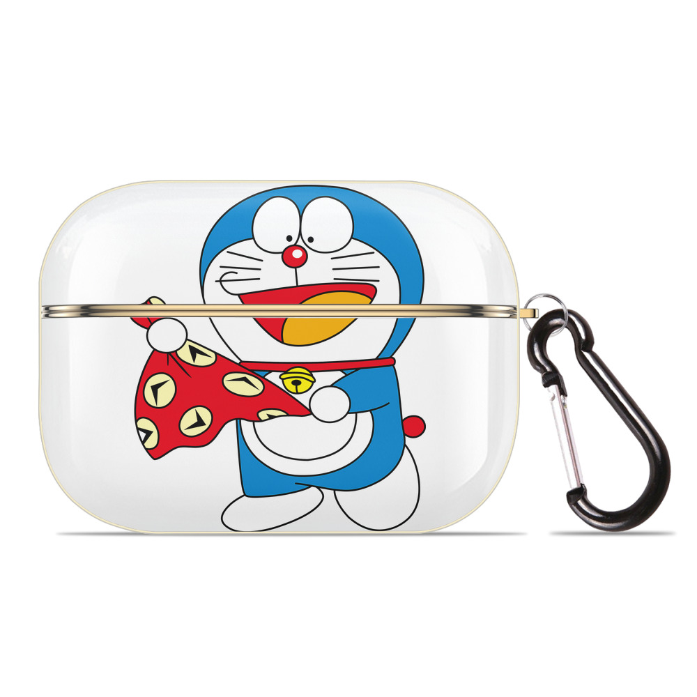 （画像用） ドラえもん Doraemon 【AirPods Pro用】ハードシェル保護ケース｜耐衝撃・防指紋・カラビナ付き商品仕様