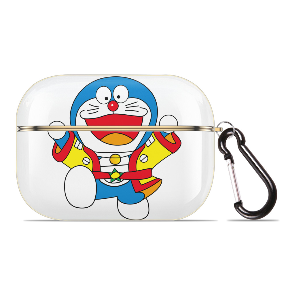 （画像用） ドラえもん Doraemon 【AirPods Pro用】ハードシェル保護ケース｜耐衝撃・防指紋・カラビナ付き商品仕様