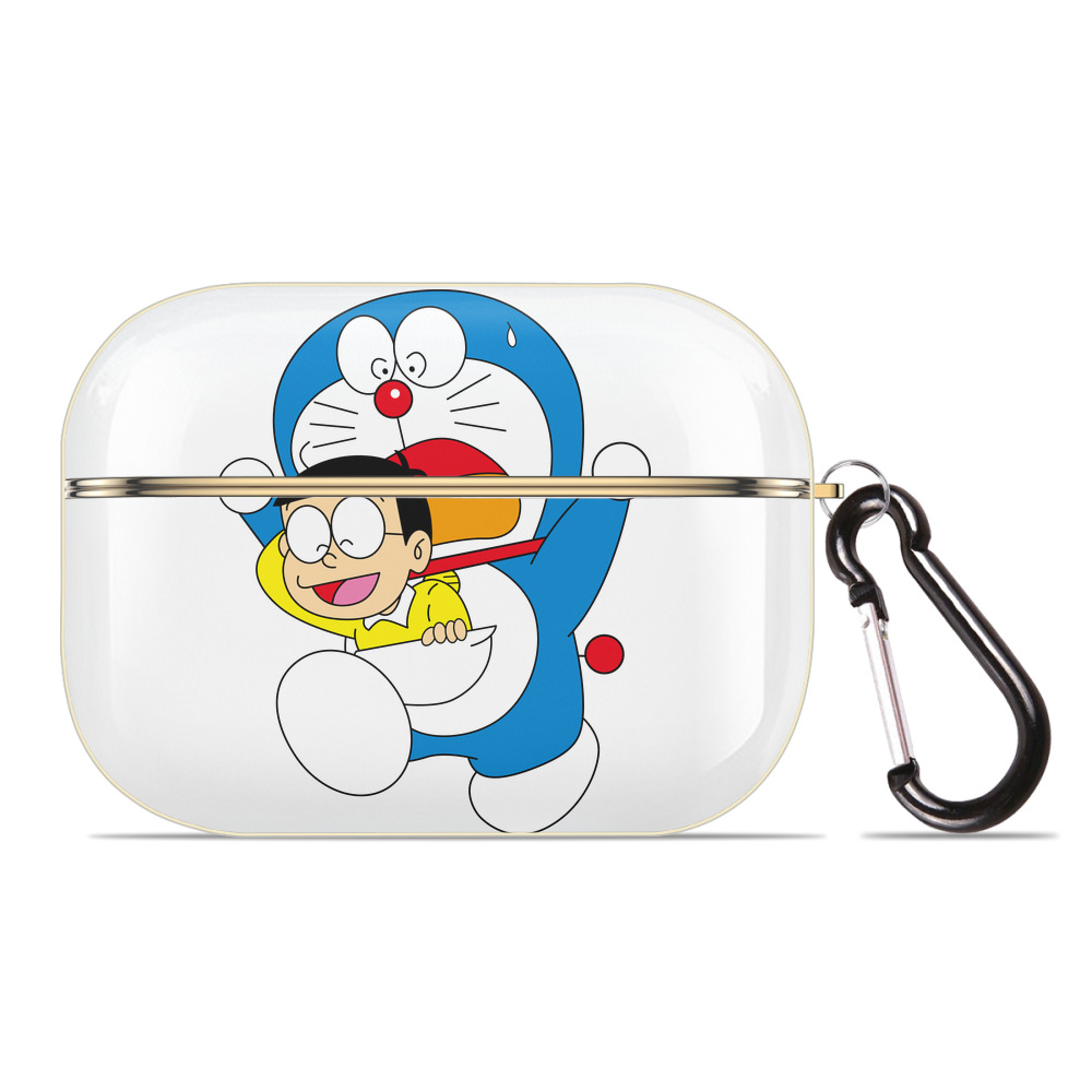 （画像用） ドラえもん Doraemon 【AirPods Pro用】ハードシェル保護ケース｜耐衝撃・防指紋・カラビナ付き商品仕様