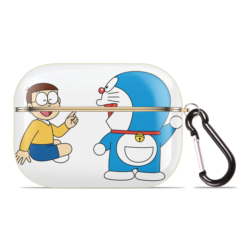 （画像用） ドラえもん Doraemon 【AirPods Pro用】ハードシェル保護ケース｜耐衝撃・防指紋・カラビナ付き商品仕様