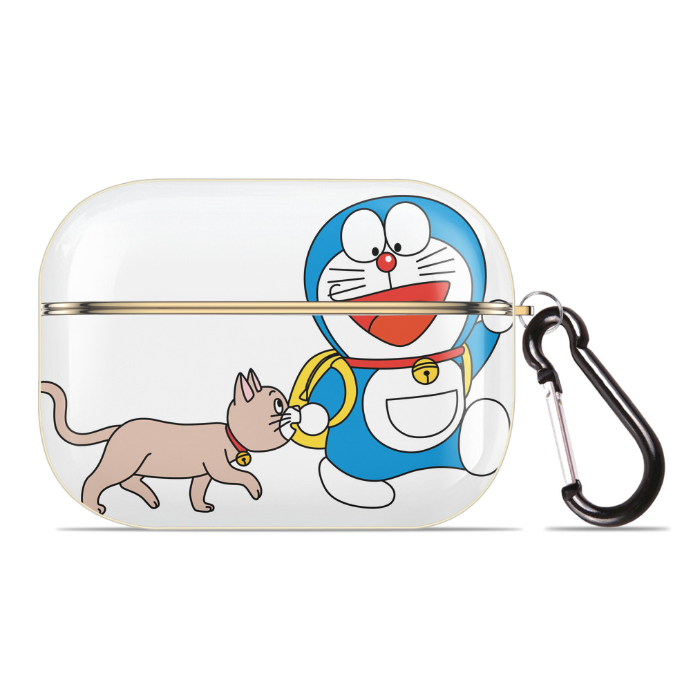 （画像用） ドラえもん Doraemon 【AirPods Pro用】ハードシェル保護ケース｜耐衝撃・防指紋・カラビナ付き商品仕様