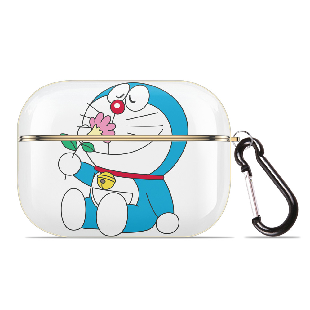 （画像用） ドラえもん Doraemon 【AirPods Pro用】ハードシェル保護ケース｜耐衝撃・防指紋・カラビナ付き商品仕様