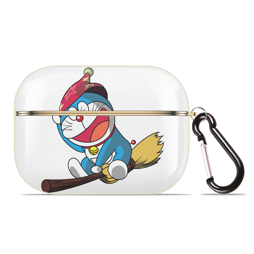 （画像用） ドラえもん Doraemon 【AirPods Pro用】ハードシェル保護ケース｜耐衝撃・防指紋・カラビナ付き商品仕様