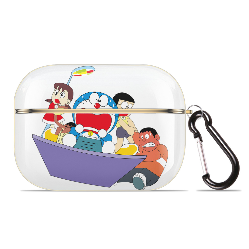 （画像用） ドラえもん Doraemon 【AirPods Pro用】ハードシェル保護ケース｜耐衝撃・防指紋・カラビナ付き商品仕様