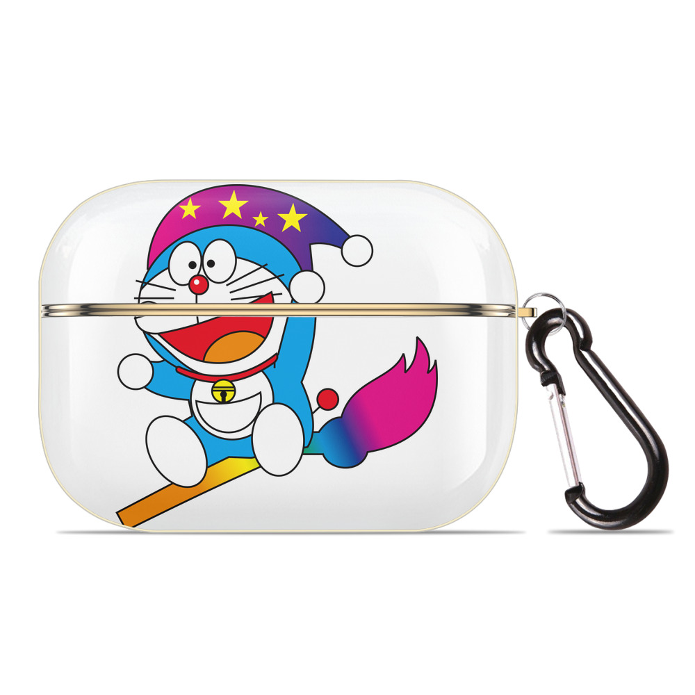 （画像用） ドラえもん Doraemon 【AirPods Pro用】ハードシェル保護ケース｜耐衝撃・防指紋・カラビナ付き商品仕様