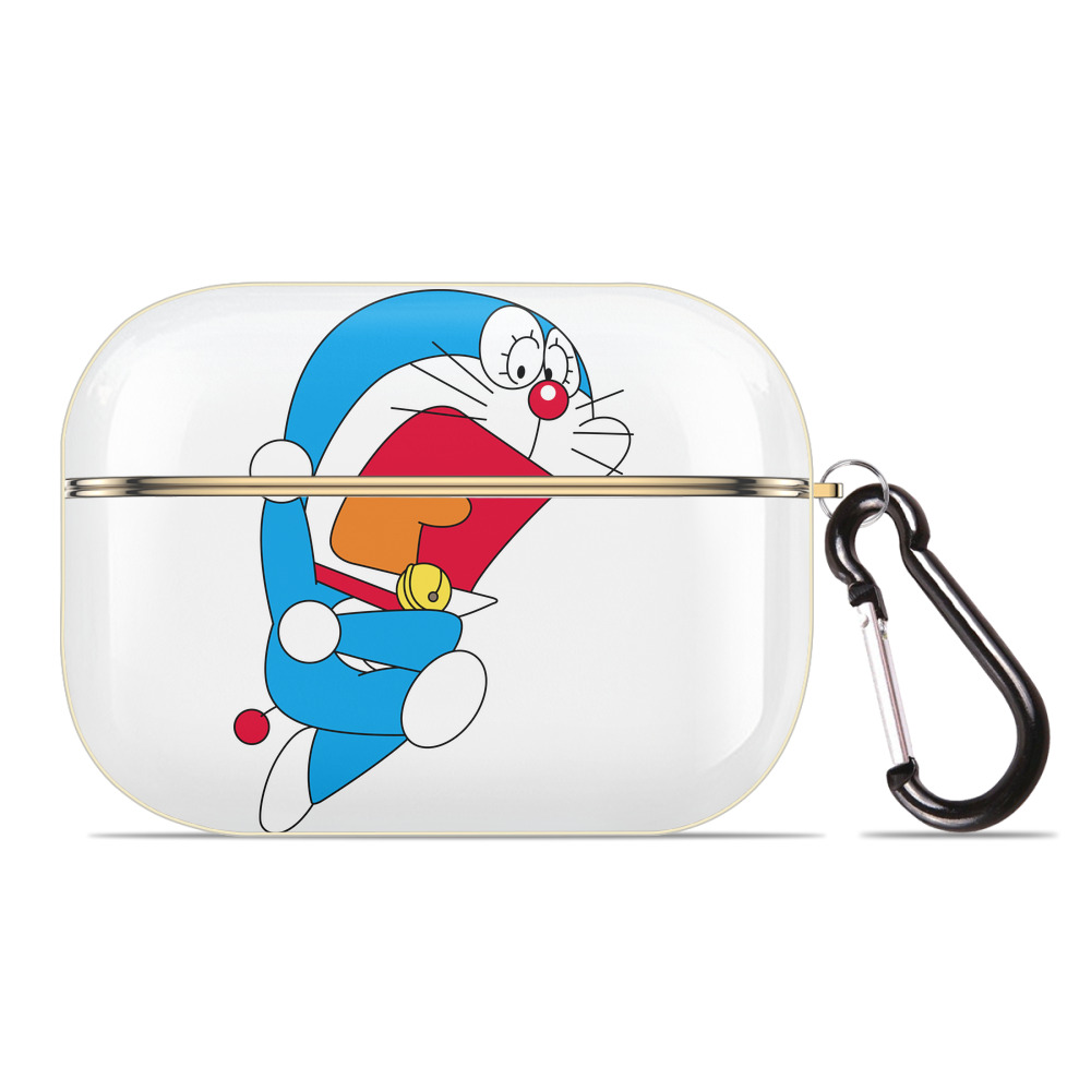（画像用） ドラえもん Doraemon 【AirPods Pro用】ハードシェル保護ケース｜耐衝撃・防指紋・カラビナ付き商品仕様