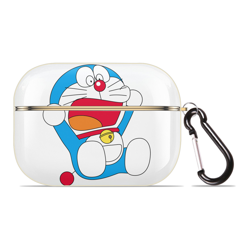 （画像用） ドラえもん Doraemon 【AirPods Pro用】ハードシェル保護ケース｜耐衝撃・防指紋・カラビナ付き商品仕様