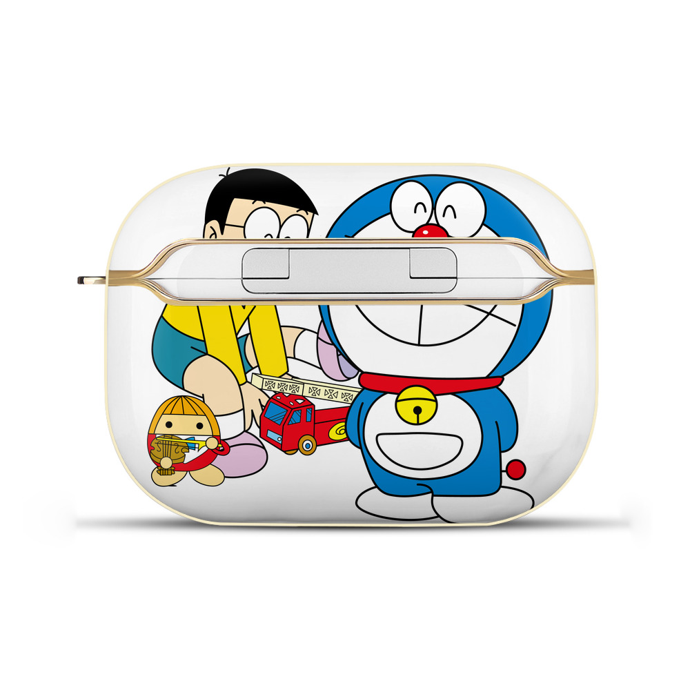 （画像用） ドラえもん Doraemon 【AirPods Pro用】ハードシェル保護ケース｜耐衝撃・防指紋・カラビナ付き商品仕様