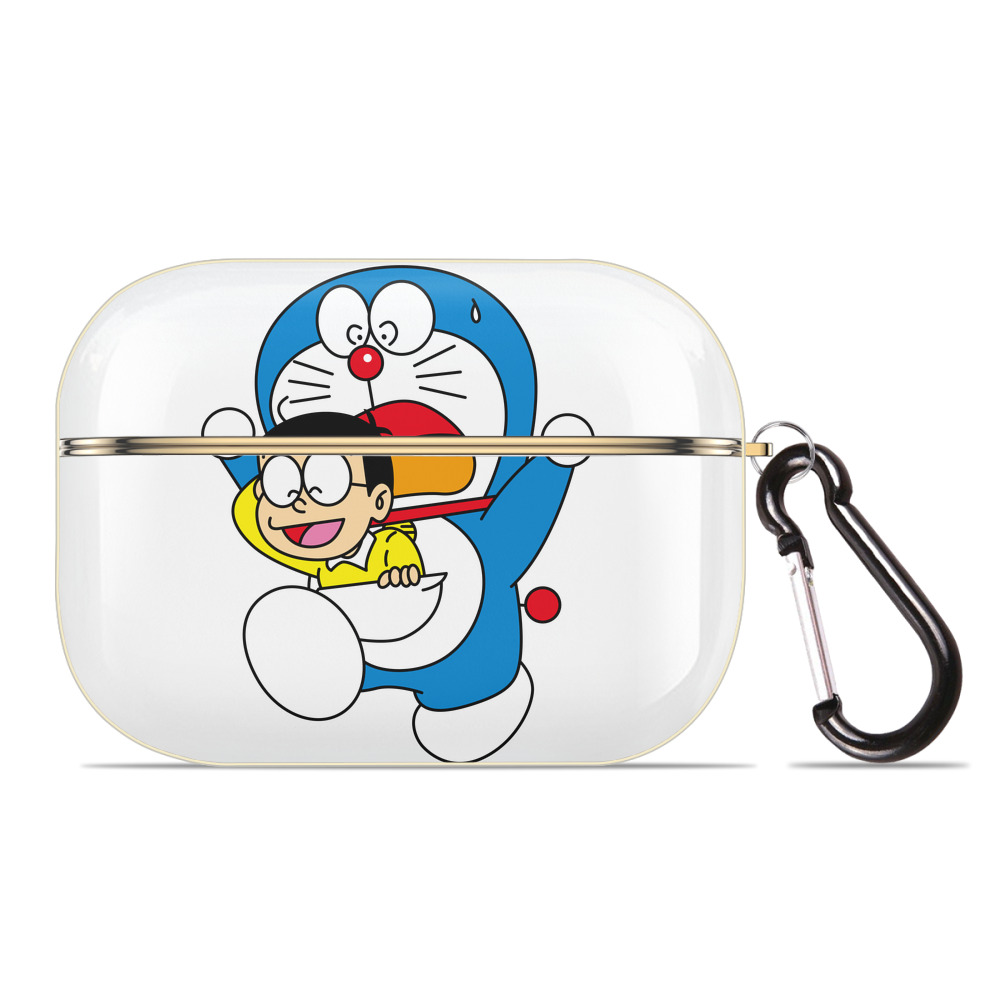 （画像用） ドラえもん Doraemon 【AirPods Pro用】ハードシェル保護ケース｜耐衝撃・防指紋・カラビナ付き商品仕様