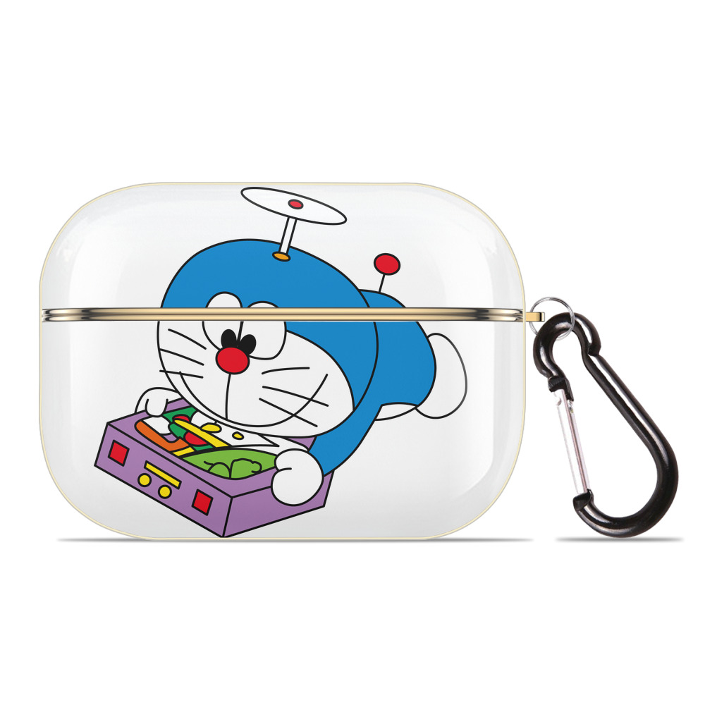 （画像用） ドラえもん Doraemon 【AirPods Pro用】ハードシェル保護ケース｜耐衝撃・防指紋・カラビナ付き商品仕様