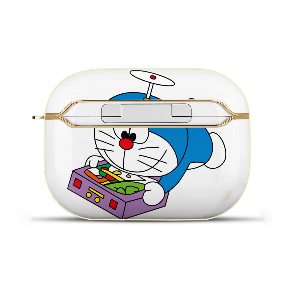 （画像用） ドラえもん Doraemon 【AirPods Pro用】ハードシェル保護ケース｜耐衝撃・防指紋・カラビナ付き商品仕様