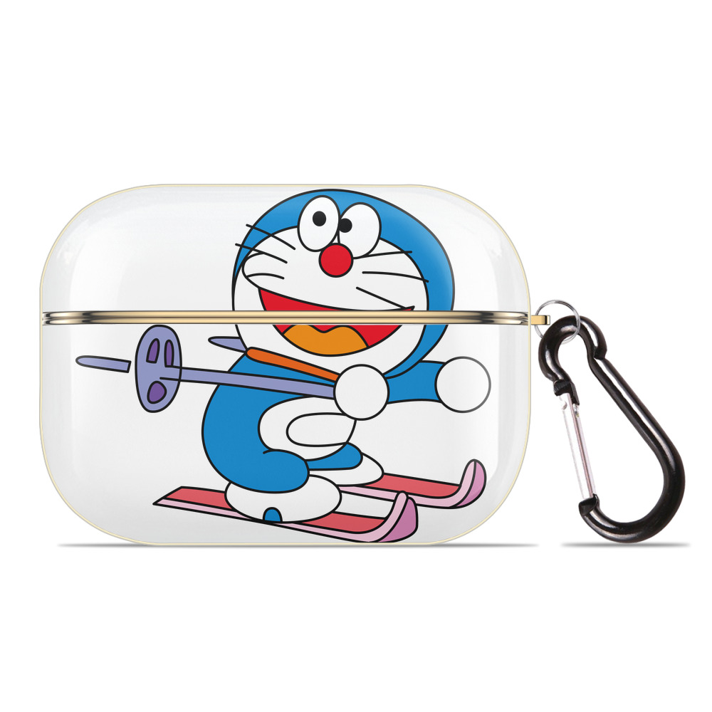 （画像用） ドラえもん Doraemon 【AirPods Pro用】ハードシェル保護ケース｜耐衝撃・防指紋・カラビナ付き商品仕様
